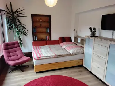 Ein Bett oder Betten in einem Zimmer der Unterkunft Einzelzimmer Miniloft
