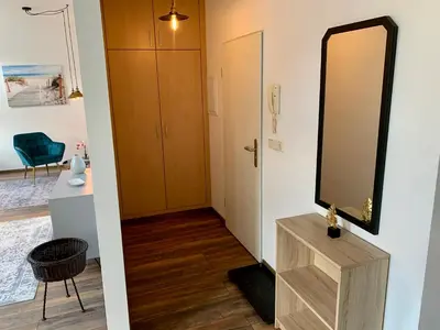 Grundriss der Unterkunft Moderne Ferienwohnung im Zentrum von Grimma