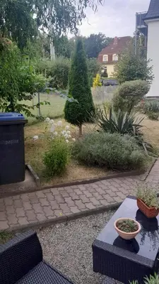 Ein Garten an der Unterkunft Taurasteinblick