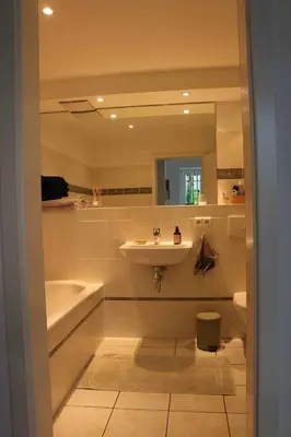 Ein Badezimmer in der Unterkunft Kleinod in Dresden Blasewitz