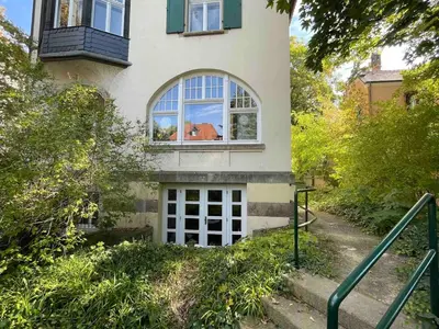 Das Gebäude in dem sich die Ferienwohnung befindet