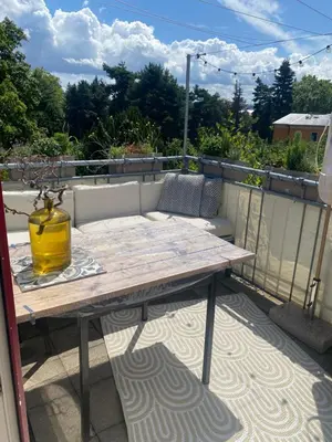Ein Balkon oder eine Terrasse in der Unterkunft Lichtblick