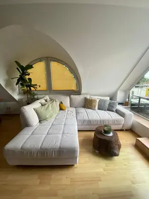 Ein Sitzbereich in der Unterkunft Lichtblick