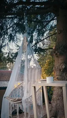 Ein Garten an der Unterkunft Erholung zwischen Tier und Natur