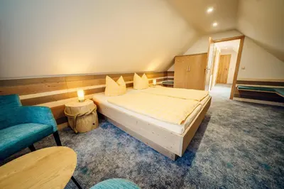 Ein Bett oder Betten in einem Zimmer der Unterkunft Hotel-Pension Hafemann
