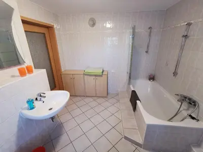 Ein Badezimmer in der Unterkunft Ferienwohnung Lohrum