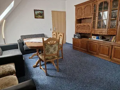 Küche/Küchenzeile in der Unterkunft FEWO Torfhaus Holzhau