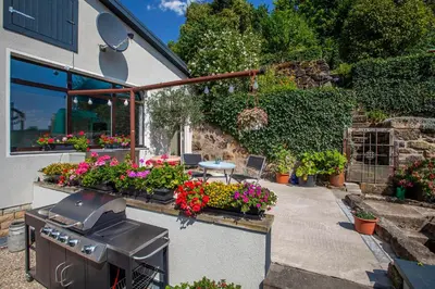 Ein Garten an der Unterkunft Fewo Schuch