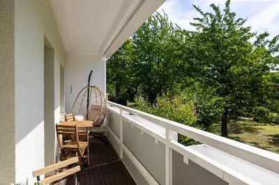 Ein Balkon oder eine Terrasse in der Unterkunft StayTime - Trio Loft