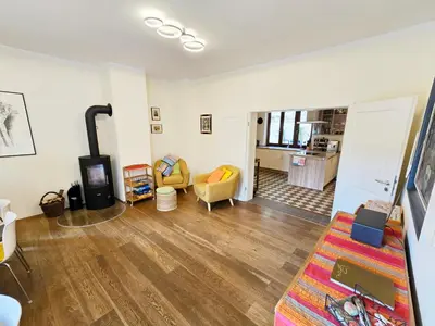 Küche/Küchenzeile in der Unterkunft Ferienwohnung Villa 16F