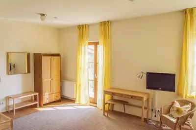 TV/Unterhaltungsangebot in der Unterkunft Ferienwohnung Villa 16F