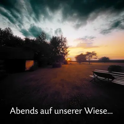Blick auf den Sonnenuntergang/Sonnenaufgang von der Ferienwohnung aus oder aus der Nähe