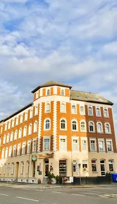 Das Gebäude in dem sich die Ferienwohnung befindet
