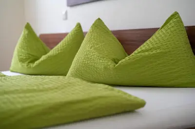 Ein Bett oder Betten in einem Zimmer der Unterkunft Apartment Felswelten
