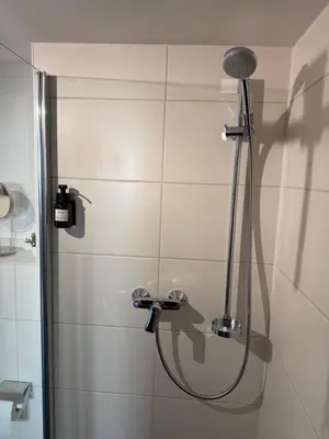 Ein Badezimmer in der Unterkunft Cozy Castle Königstein - Moderne 69 qm Unterkunft