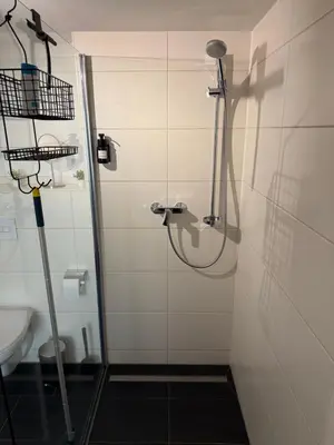 Ein Badezimmer in der Unterkunft Cozy Castle Königstein - Moderne 69 qm Unterkunft