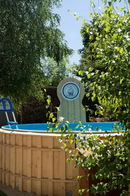 Der Swimmingpool an oder in der Nähe von KUNSTLOFT - Atelier der Auszeit