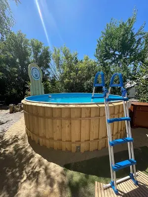 Der Swimmingpool an oder in der Nähe von Dornröschen-Loft