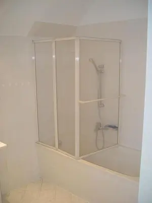 Ein Badezimmer in der Unterkunft Gästehaus Hohnstein in der Sächsischen Schweiz