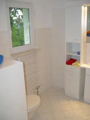 Küche/Küchenzeile in der Unterkunft Gästehaus Hohnstein in der Sächsischen Schweiz