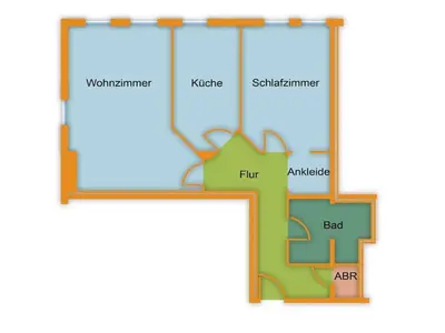 Grundriss der Unterkunft Family accommodation