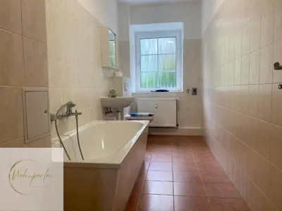 Ein Badezimmer in der Unterkunft MonteurWohnung Fischbach App2