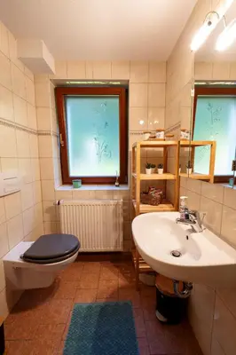 Ein Badezimmer in der Unterkunft Villa Waldeck