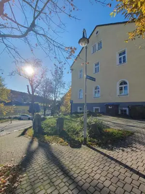 Das Gebäude in dem sich die Ferienwohnung befindet