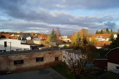 Das Gebäude in dem sich die Ferienwohnung befindet