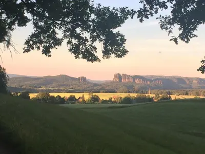 Naturlandschaft in der Nähe der Ferienwohnung