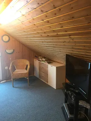 TV/Unterhaltungsangebot in der Unterkunft Ferienwohnung Gürth
