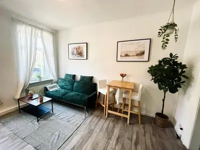 Ein Sitzbereich in der Unterkunft StayTime - Echo Loft