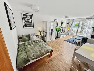 Ein Bett oder Betten in einem Zimmer der Unterkunft StayTime - Magnolia Studio