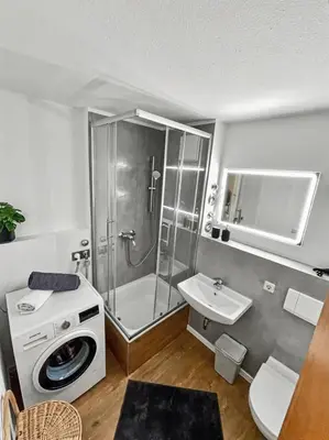 Ein Badezimmer in der Unterkunft StayTime - Magnolia Studio