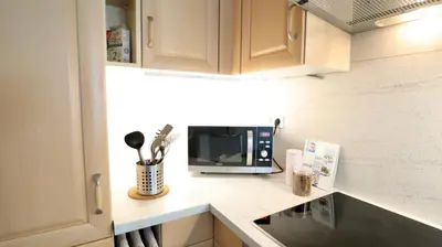 Küche/Küchenzeile in der Unterkunft Appartement Chemnitz-Kaßberg