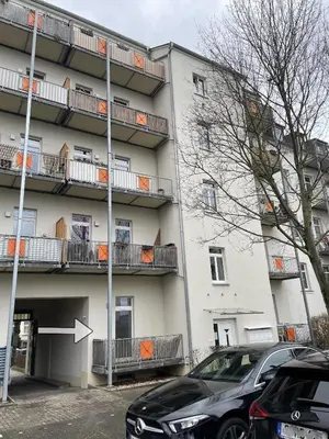 Das Gebäude in dem sich die Ferienwohnung befindet