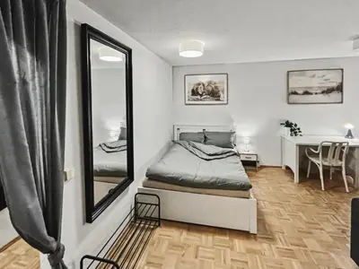 Ein Bett oder Betten in einem Zimmer der Unterkunft StayTime - Pine Studio