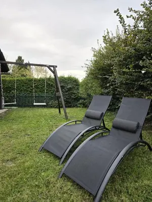 Ein Garten an der Unterkunft Ferienhaus Lyś