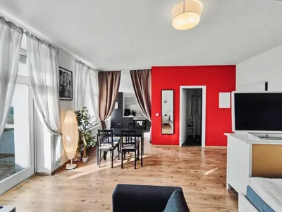 TV/Unterhaltungsangebot in der Unterkunft StayTime - Cloud Loft