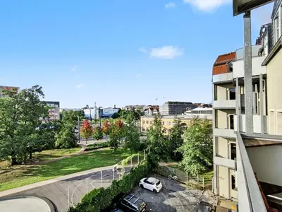 Das Gebäude in dem sich die Ferienwohnung befindet