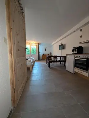 Küche/Küchenzeile in der Unterkunft Eigenes ruhiges Appartement mit Küche und Terasse Chemnitz