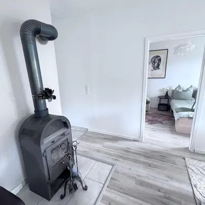 Ein Sitzbereich in der Unterkunft Sonnige 2 Raumwohnung in Niederwiesa