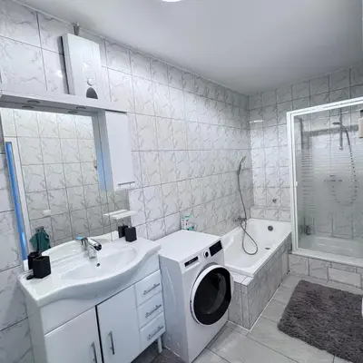 Ein Badezimmer in der Unterkunft Sonnige 2 Raumwohnung in Niederwiesa
