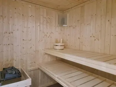 Grundriss der Unterkunft Ferienwohnung Tannert, 3-Raum Wohnung mit eigener Sauna