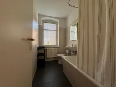 Ein Badezimmer in der Unterkunft Moderne 2-Zimmer Wohnung nahe Zentrum