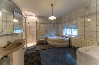 Ein Badezimmer in der Unterkunft Ferienwohnung Josephine