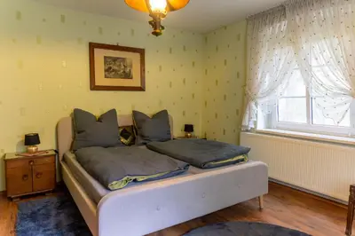 Ein Bett oder Betten in einem Zimmer der Unterkunft Ferienwohnung Josephine