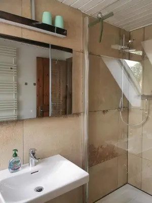 Ein Badezimmer in der Unterkunft Ferienwohnung Ostermaier