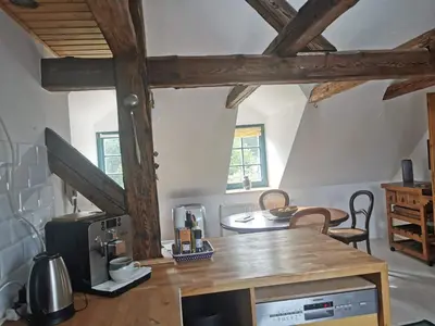 Küche/Küchenzeile in der Unterkunft Ferienwohnung Ostermaier