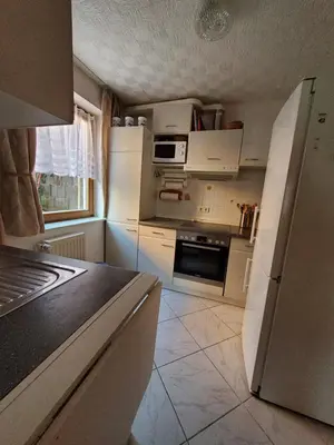 Küche/Küchenzeile in der Unterkunft FERIENWOHNUNG Am Kegelsberg